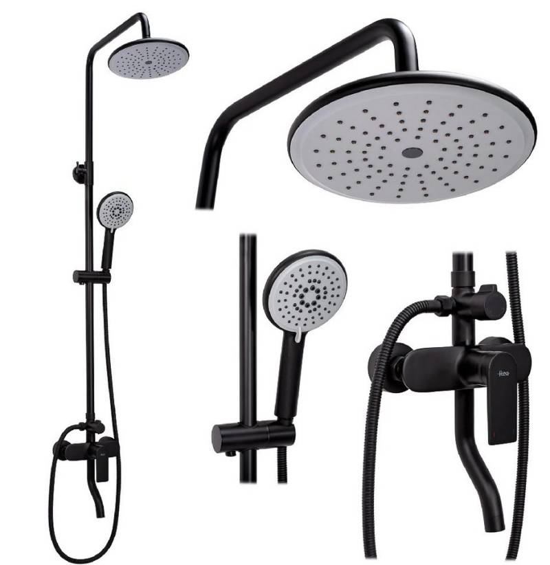 wohnwerk.idee Duscharmatur Duschsystem Duschgarnitur Dusche Regendusche Verso Gold Matt Schwarz wohnwerk.idee Duscharmatur Duschsystem Duschgarnitur Dusche Regendusche Verso Gold Matt Schwarz von wohnwerk.idee