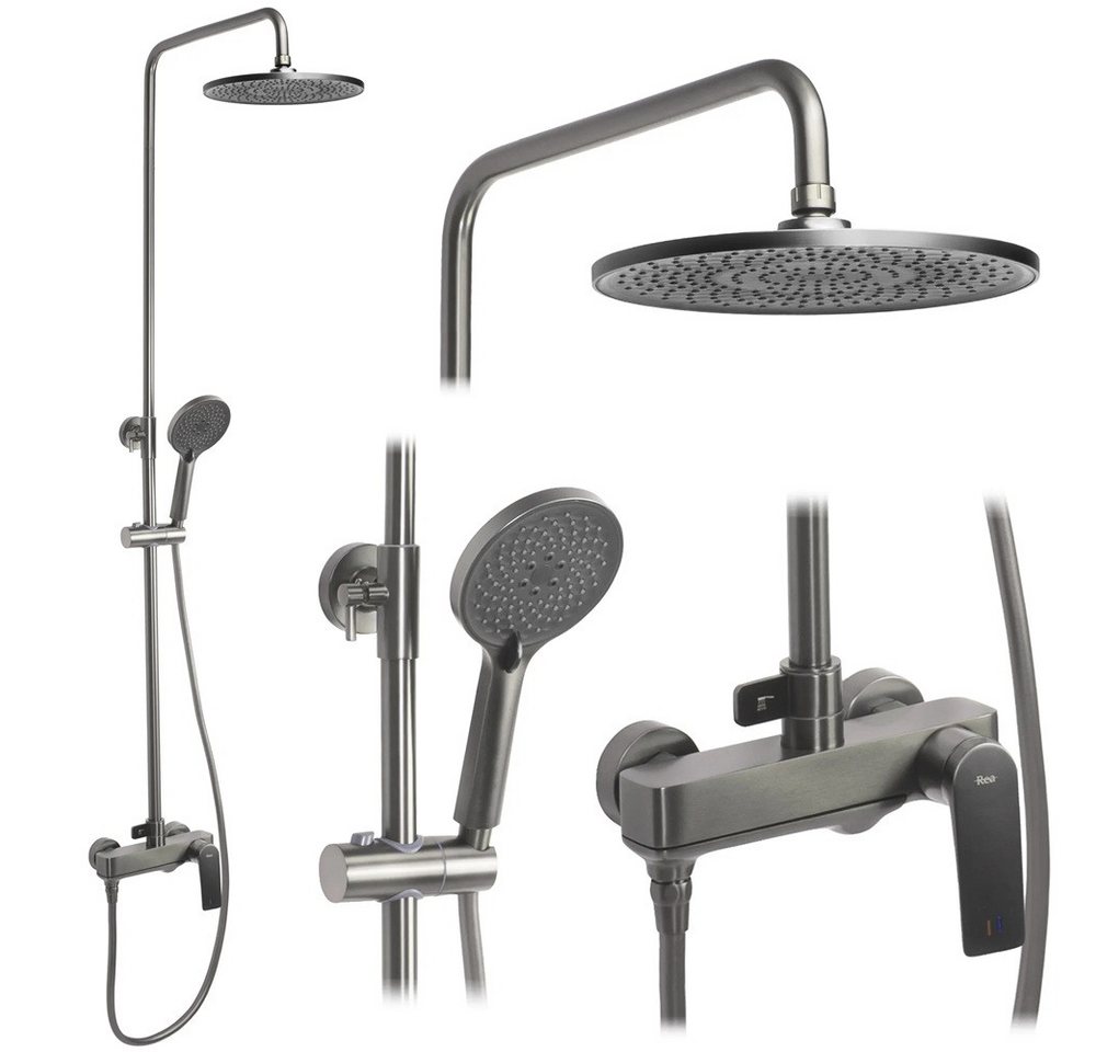 wohnwerk.idee Duschsystem Duscharmatur Dusche Regendusche Avalon Gold Matt Schwarz Grau Kupfer wohnwerk.idee Duschsystem Duscharmatur Dusche Regendusche Avalon Gold Matt Schwarz Grau Kupfer von wohnwerk.idee