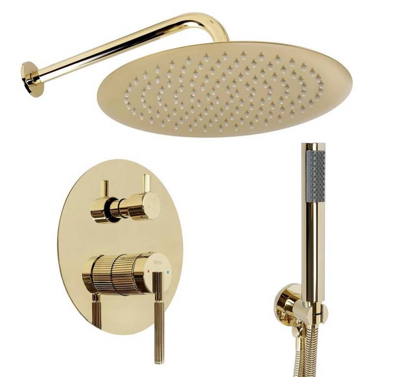 wohnwerk.idee Duschsystem Unterputz Dusche Duscharmatur Design Gold Kupfer Matt wohnwerk.idee Duschsystem Unterputz Dusche Duscharmatur Design Gold Kupfer Matt von wohnwerk.idee