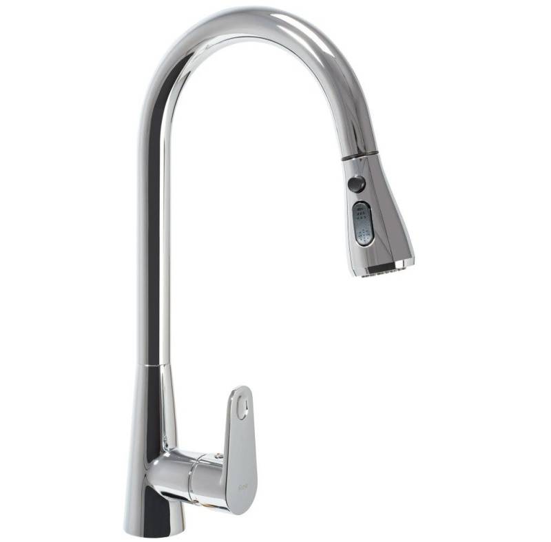 wohnwerk.idee Küchenarmatur Wasserhahn Küche ausziehbar Gold Matt Gebürstet Schwarz Chrom Mild von wohnwerk.idee