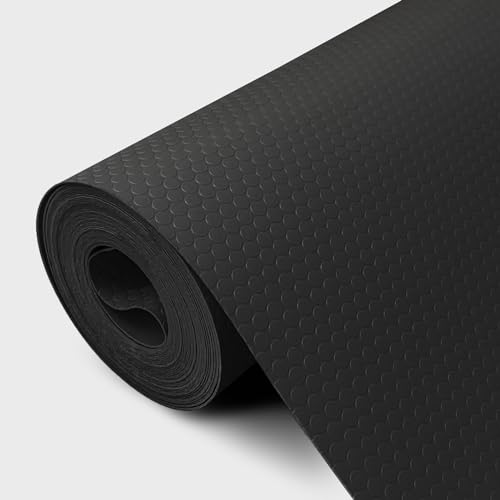 wohomuke Schubladenmatte 35x600cm matte für schubladen Kühlschrankmatten Für Schubladen Regale Schrank Kühlschrank(Schwarz,35cmx6m) von wohomuke