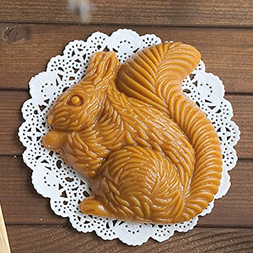 Keksformen Ei-Form Lebkuchenform aus Holz, Keksausstecher Ausstechformen,Cookie Backen Form,Plätzchenform Ovaler Keksstempel Prägeform Handwerk Dekorieren Backwerkzeug (A) (Eichhörnchen) von wojonifuiliy