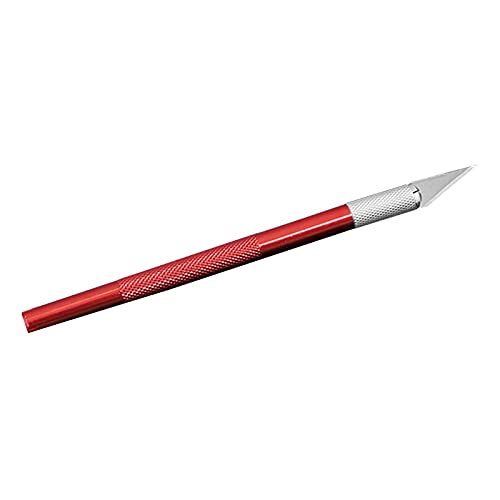 wojonifuiliy Schnitzmesser,DIY Schnitzwerkzeug Messer,Precision Carving Craft Messer - Obstschnitzen Schneidmesser Mit Schutzhülle - Skalpell Schnitzmesser für DIY Art Work Cutting (Rot) von wojonifuiliy