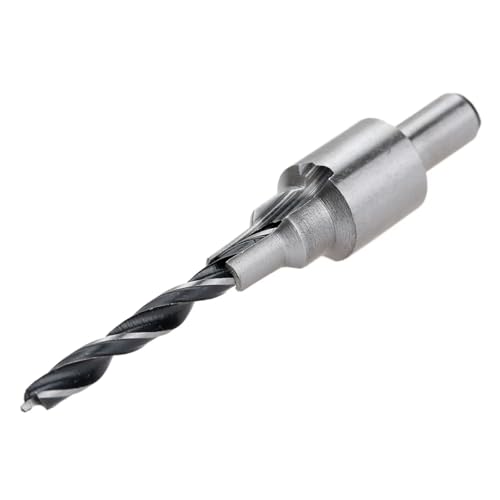 woleyuu 1 Stück 5 mm/7 mm Bohr-Senker aus Kohlenstoffstahl, 3-Stufen-Bohrer, Zähler-Reibahle, Schraube, Holzbearbeitungs-Fase-Werkzeuge, 8 mm Rundschaft woleyuu 1 Stück 5 mm/7 mm Bohr-Senker aus Kohlenstoffstahl, 3-Stufen-Bohrer, Zähler-Reibahle, Schraube, Holzbearbeitungs-Fase-Werkzeuge, 8 mm Rundschaft von woleyuu