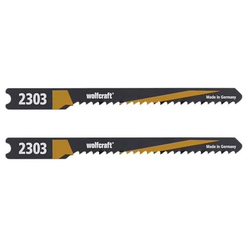 Wolfcraft 2303000 Stichsäge-Blatt HCS, U-Schaft, 2 Stück Wolfcraft 2303000 Stichsäge-Blatt HCS, U-Schaft, 2 Stück von wolfcraft