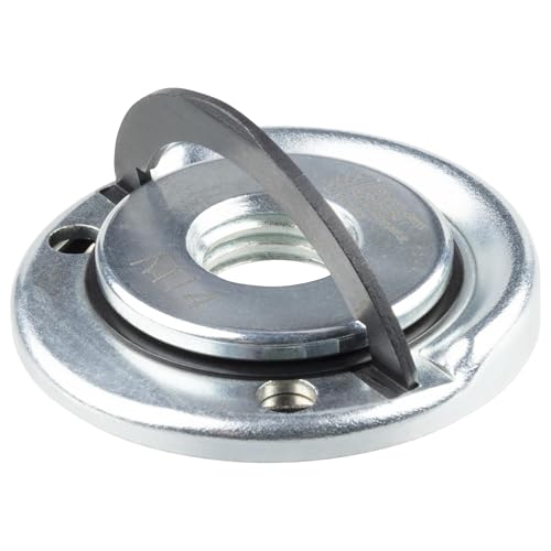 wolfcraft Schnellspannmutter für Winkelschleifer - 2463000 - Ø 45 mm M14 - Für schnellen, werkzeuglosen Wechsel von Trenn-, Schrupp- und Schleifscheiben wolfcraft Schnellspannmutter für Winkelschleifer - 2463000 - Ø 45 mm M14 - Für schnellen, werkzeuglosen Wechsel von Trenn-, Schrupp- und Schleifscheiben von wolfcraft