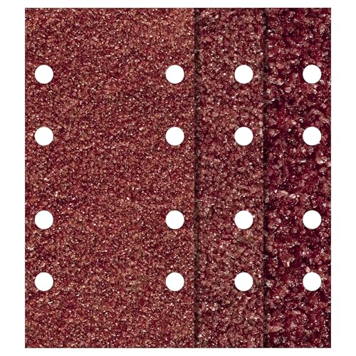 wolfcraft 10 Haft-Schleifstreifen-Set für Holz und Metall 93 x 185 mm I 1762000 I Körnung 40, 80, 120 I für Schwingschleifer I gelocht für Staubabsaugung wolfcraft 10 Haft-Schleifstreifen-Set für Holz und Metall 93 x 185 mm I 1762000 I Körnung 40, 80, 120 I für Schwingschleifer I gelocht für Staubabsaugung von wolfcraft