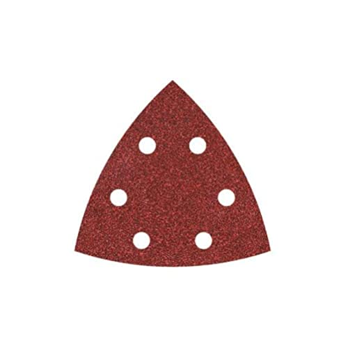 wolfcraft 1851000 Haftschleifblatt für Holz/Metall K 60 95mm, 5 Stück von wolfcraft