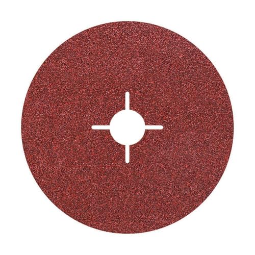 wolfcraft 5 Fiberschleifscheiben Ø 180 mm I 2471000 I Körnung 40 I zur Metallbearbeitung I Schleifscheiben für Winkelschleifer, langlebig wolfcraft 5 Fiberschleifscheiben Ø 180 mm I 2471000 I Körnung 40 I zur Metallbearbeitung I Schleifscheiben für Winkelschleifer, langlebig von wolfcraft