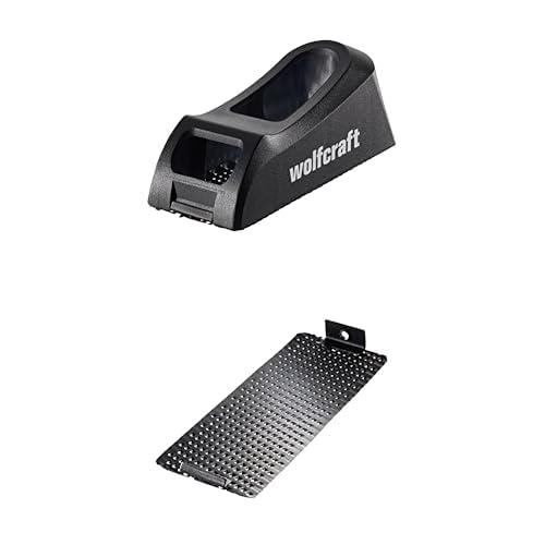 wolfcraft Blockhobel I 4013000 I Der extrabreite Einhandhobel für Gipskarton + wolfcraft Raspelplatte, 1 Stück, 4039000 wolfcraft Blockhobel I 4013000 I Der extrabreite Einhandhobel für Gipskarton + wolfcraft Raspelplatte, 1 Stück, 4039000 von wolfcraft