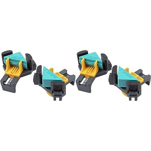 wolfcraft ES 22 Eckenspanner 3051000 Set – 2 Winkelspanner zur Fixierung von Brettern und Rahmen im 90° Winkel – Eckspanner für Brettstärken von 10-22mm (Packung mit 2) von wolfcraft