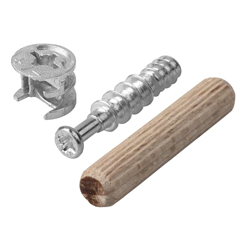 wolfcraft Exzenter-Möbelverbinder - 2955000 - Verbrauchsmaterial für schraubbare Verbindungen von wolfcraft