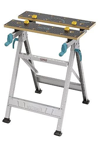 wolfcraft MASTER 200 Spann- und Arbeitstisch 6177000 - klappbar / Universell einsetzbarer & robuster Werktisch / Ideal für Heim- und Handwerker von wolfcraft