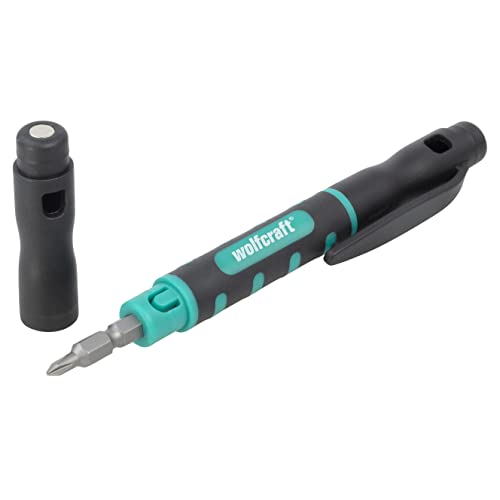 wolfcraft Mikro-Bit-Pen I 8736000 I Taschenwerkzeug für Mikro-Schrauben von wolfcraft