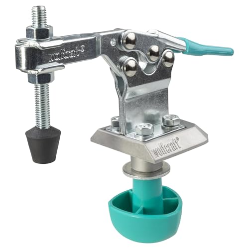 wolfcraft Mobiler Schnellspanner - Für die sichere, schnelle Fixierung von Werkstücken – ideal für Serienarbeiten - 6893000 von wolfcraft