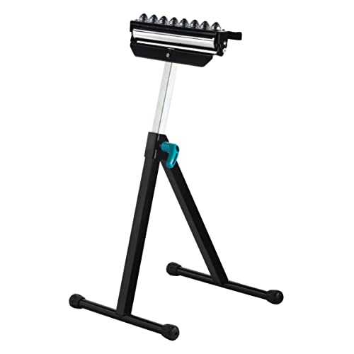 wolfcraft Multifunktionsbock – Auflagen- und Rollenbock I 6102300 I Der multifunktionale Arbeitsbock zum Auflegen oder Abrollen von wolfcraft