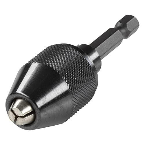 wolfcraft Schnellspan-Bohrfutter I 2625000 I 0,5-6,5 mm Spannweite I Zum schnellen und einfachen Spannen und Lösen von Bohrmaschinenzubehör von wolfcraft