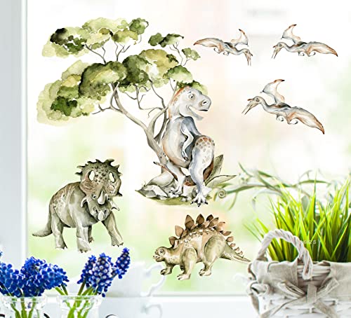 wolga-kreativ Fenstersticker Fensterdeko Fensterbilder Motiv Fensterfolie Glasdeko Selbstklebend Flugdino Dinos wiederverwendbar Kinderzimmer Junge Jungenzimmer wolga-kreativ Fenstersticker Fensterdeko Fensterbilder Motiv Fensterfolie Glasdeko Selbstklebend Flugdino Dinos wiederverwendbar Kinderzimmer Junge Jungenzimmer von wolga-kreativ