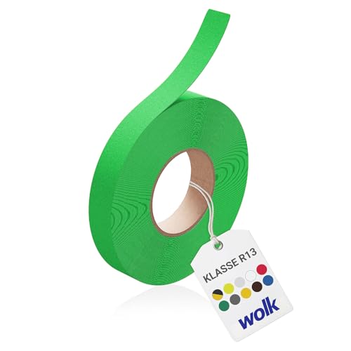 wolk antirutsch Klebeband - Selbstklebende R13 Rutschhemmung für sichere Gehflächen und Treppen - 2,5 cm x 18,3 m - signalgrün von wolk