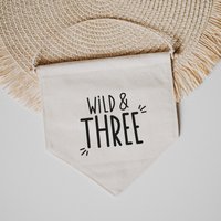 Wimpel Geburtstag Geschenk Kinderzimmer Geburtstagskind Natur/Schwarz Wimpel Geburtstag Geschenk Kinderzimmer Geburtstagskind Natur/Schwarz von wolkenstaub