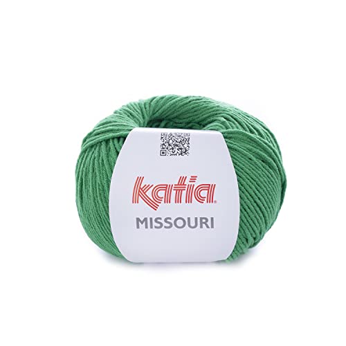 Missouri Sommerwolle 50 g Baumwolle Katia Babywolle (41 grün) von wolldealer 24