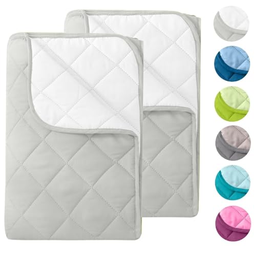 wometo 2 Stück Microfaser Sommer Steppbett Wende-Design 135x200 oekoTex - weiß und wollweiß Kochfest 95° Sommerbettdecke Leichtsteppbett I ohne Bezug verwendbar I 2er Set von wometo