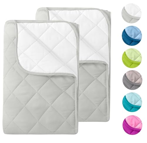 wometo 2 Stück Microfaser Sommer Steppbett Wende-Design 155x220 OekoTex - weiß und wollweiß Kochfest 95° Bettdecke für Camping und heiße Tage I ohne Bezug verwendbar I farbig & bunt von wometo