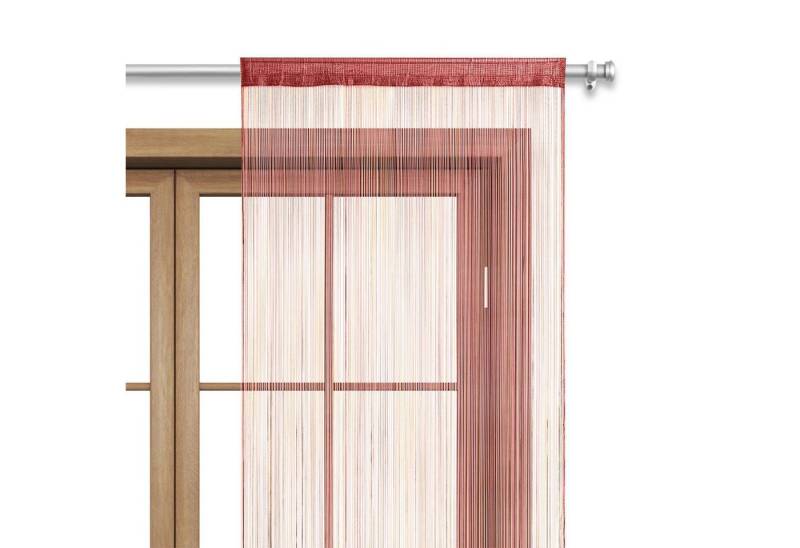 wometo Fadenvorhang One, Stangendurchzug (1 St), halbtransparent, 100% Polyester, OEKO-TEX®, Fadengardine, kürzbar, Tür- und Fensterdeko von wometo