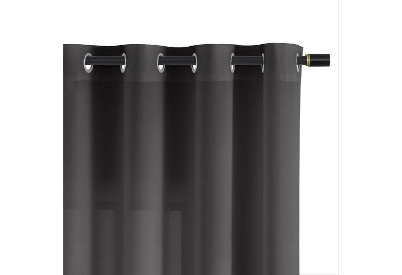 wometo Vorhang Blickdicht mit 8 Ösen aus Metall (1 St), Durchzuglöcher, blickdicht, OEKO-TEX®, Fertiggardine mit Ösen, blickdichter Ösenvorhang von wometo
