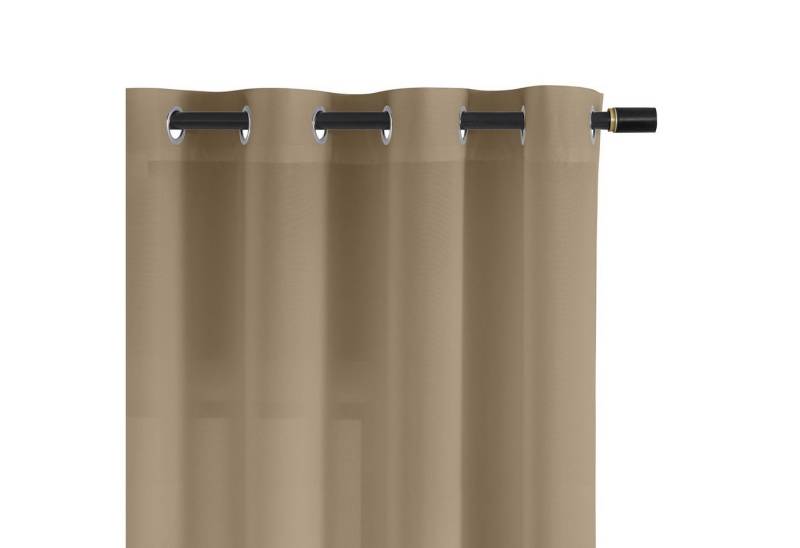 wometo Vorhang Blickdicht mit 8 Ösen aus Metall (1 St), Durchzuglöcher, blickdicht, OEKO-TEX®, Fertiggardine mit Ösen, blickdichter Ösenvorhang von wometo