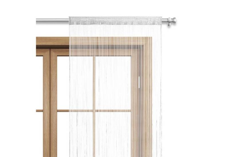 wometo Fadenvorhang One, Stangendurchzug (1 St), halbtransparent, 100% Polyester, OEKO-TEX®, Fadengardine, kürzbar, Tür- und Fensterdeko von wometo