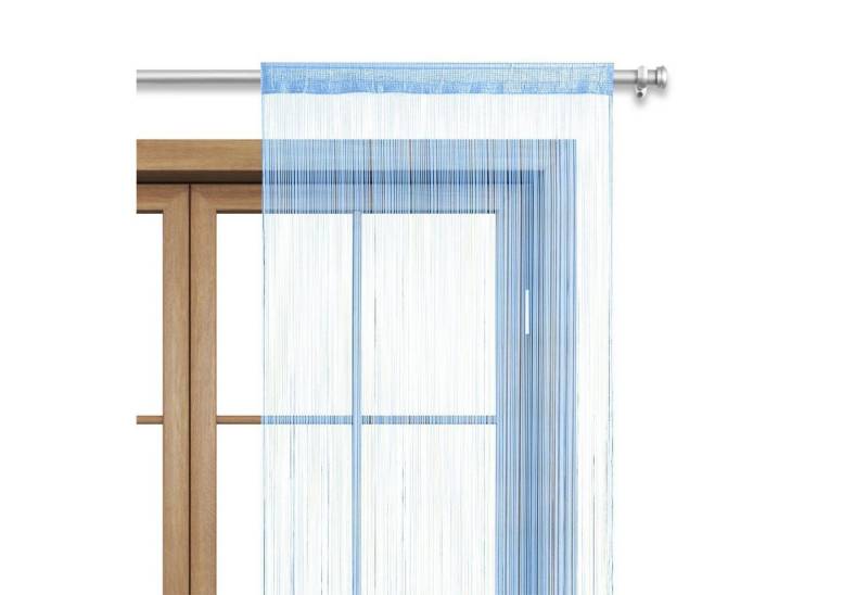 wometo Fadenvorhang One, Stangendurchzug (1 St), halbtransparent, 100% Polyester, OEKO-TEX®, Fadengardine, kürzbar, Tür- und Fensterdeko von wometo