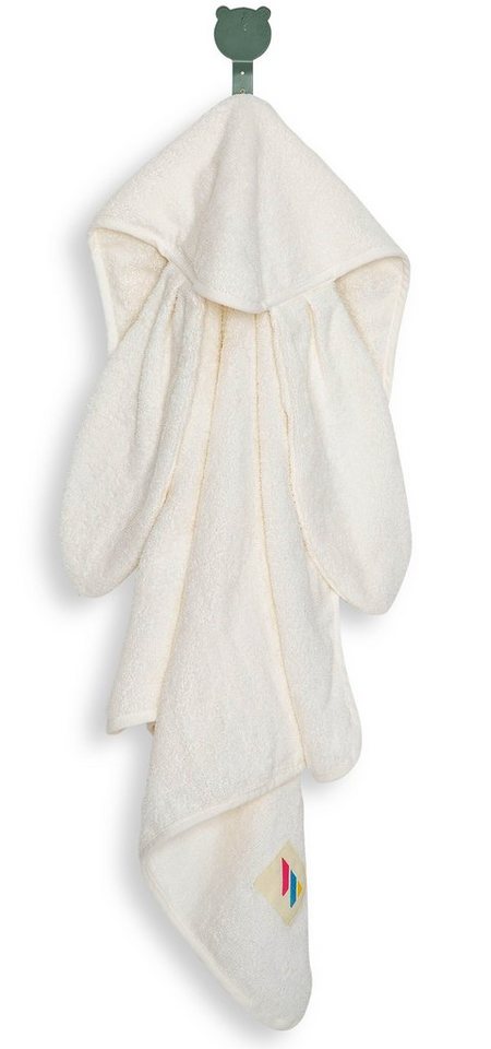 wometo Kapuzenhandtuch flauschiges Kapuzentuch mit langen Hasenohren aus 100% Baumwolle in 75x75 cm, Baumwolle (1-St) von wometo