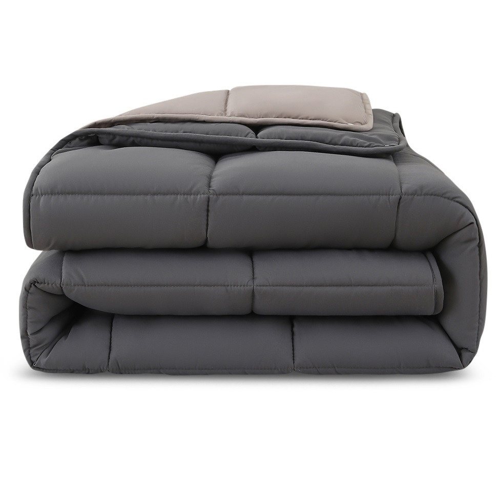 wometo Microfaserbettdecke 4-Jahreszeiten Steppbett Bi-Color, 2 Deckengrößen, Füllung: Kunstfaser, OEKO-TEX®, gesteppte Bettdecke für das ganze Jahr von wometo