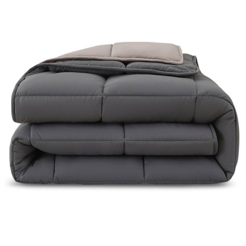 wometo Microfaserbettdecke 4-Jahreszeiten Steppbett Bi-Color, 2 Deckengrößen, Füllung: Kunstfaser, OEKO-TEX®, gesteppte Bettdecke für das ganze Jahr von wometo