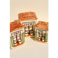 3Er Set Kaffee-, Tee - Und Zuckerdosen 3Er Set Kaffee-, Tee - Und Zuckerdosen von wonderthingstudio