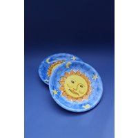 Set Mit 2 Sonnentellern Set Mit 2 Sonnentellern von wonderthingstudio