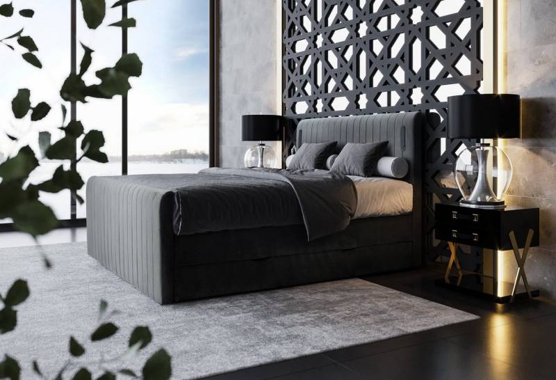 wonello Boxspringbett FLY, mit Bettkasten und LED-Beleuchtung, inklusive Premium Topper wonello Boxspringbett FLY, mit Bettkasten und LED-Beleuchtung, inklusive Premium Topper von wonello