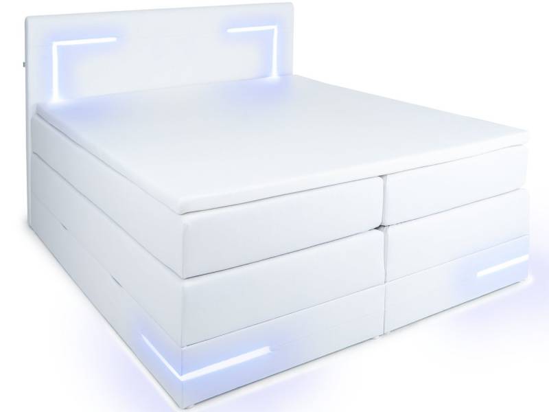 wonello Boxspringbett Lights 2.0, mit LED Beleuchtung und Topper, wahlweise mit Bettkasten wonello Boxspringbett Lights 2.0, mit LED Beleuchtung und Topper, wahlweise mit Bettkasten von wonello