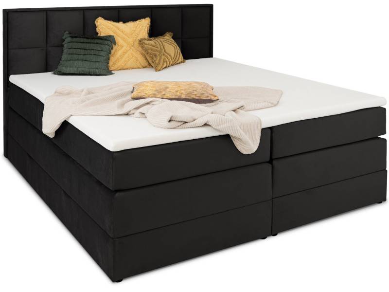 wonello Boxspringbett Montreal, mit Bettkasten inkl. Topper wonello Boxspringbett Montreal, mit Bettkasten inkl. Topper von wonello