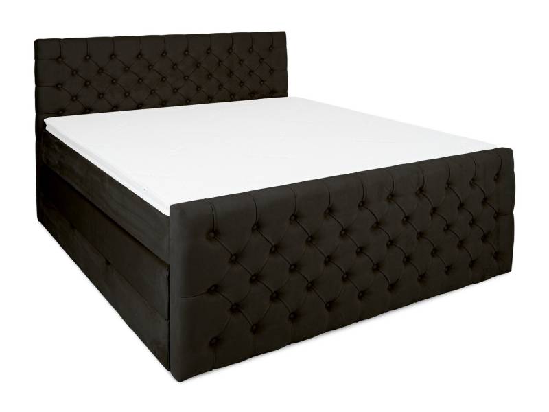 wonello Boxspringbett Victoria, mit Bettkasten, Matratzen und wonello premium Topper - edler Samt wonello Boxspringbett Victoria, mit Bettkasten, Matratzen und wonello premium Topper - edler Samt von wonello