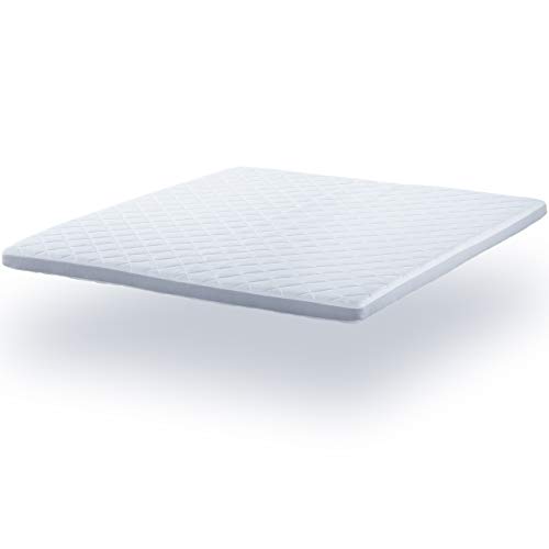 wonello Premium Matratzentopper 100x200cm Kaltschaum mit Klimaband - Bequeme Matratzenauflage für extra Komfort - idealer Matratzen Topper 100x200 cm für Bett und Boxspringbett von wonello