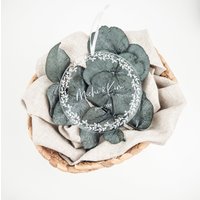 Christbaumanhänger | Acryl Personalisierter Weihnachtsschmuck Paare Geschenkanhänger von woodandweddingdesign