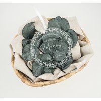 Christbaumanhänger | Acryl Personalisierter Weihnachtsschmuck Unser Erstes Weihnachten Im Neuen Zuhause Geschenkanhänger von woodandweddingdesign