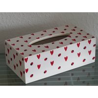 Kosmetikbox Kosmetiktücherbox Spender Taschentuchbox Herz Kosmetikbox Kosmetiktücherbox Spender Taschentuchbox Herz von woodendreams2013