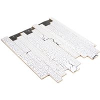 woodland Mosaikmatte »Wood«, BxL: 30 x 30 cm, Holz - weiss woodland Mosaikmatte »Wood«, BxL: 30 x 30 cm, Holz - weiss von woodland