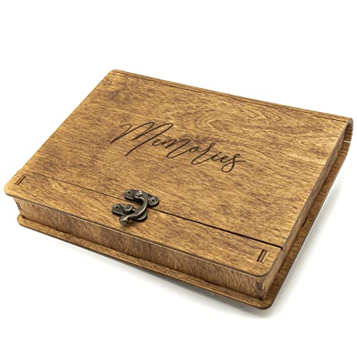 woodmanucom Fotokiste 10x15 Größe | Foto Aufbewahrungsbox Geschenk Idea | Box für Fotos | Fotobox Aufbewahrungsbox | Fotoalbum Holz | Ideal fur Foto Aufbewahrung und als Geschenkbox von woodmanucom