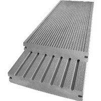 BPC Massivdiele WoodoSaba, 20 x 145 mm, grau, 2,90 m lang von woodstore24