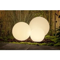 Design-Kugeln Moon Ambiente-Set je 1 Kugel mit  Ø 300 mm, 400 mm und 500 mm inkl. Kabel und Fernbedienung von woodstore24