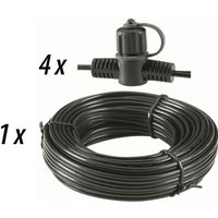 Hauptkabel 10 m Kabel inkl. 4 feste Kabelanschlüsse von woodstore24